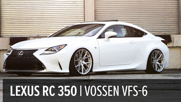 Lexus RC 350: All New Vossen VFS-6 Utilizing Flow Formed Technology