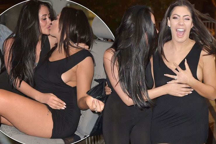 Marnie Simpson snogs and gropes pal Chloe Ferry after ‘Lewis Bloor split’ on wild night out