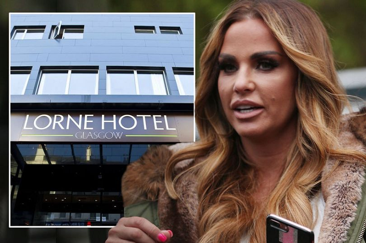 Katie Price to ‘sue’ Glasgow hotel that kicked her out over ‘loss of £100,000 worth of diamonds’