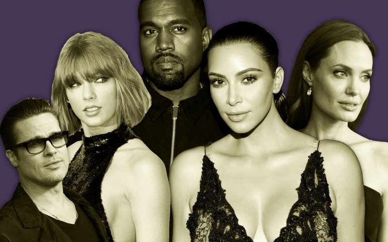 Kim Kardashian, Brangelina and the Most Shocking Celebrity Scandals of 2016