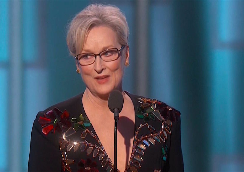 Meryl Streep Blasts Donald Trump during Golden Globe Speech