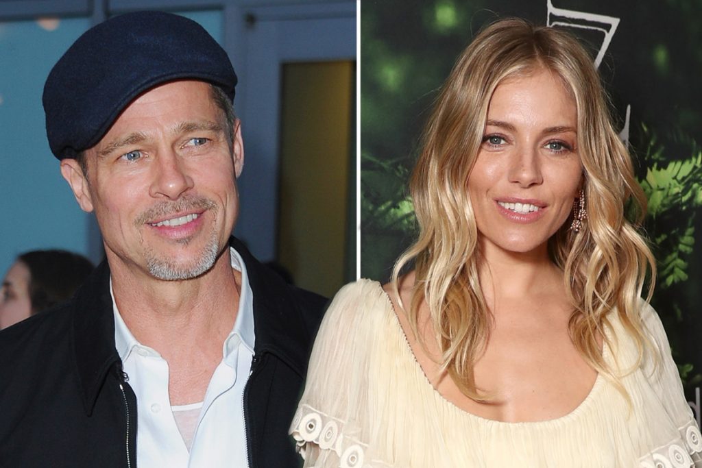 Brad Pitt & Sienna Miller Caught Flirting