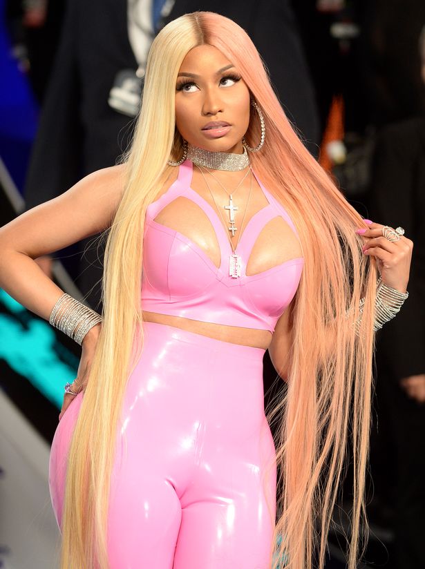 Nicki Minaj suffers unfortunate camel toe in raunchy skin-tight latex outfit at MTV VMAs