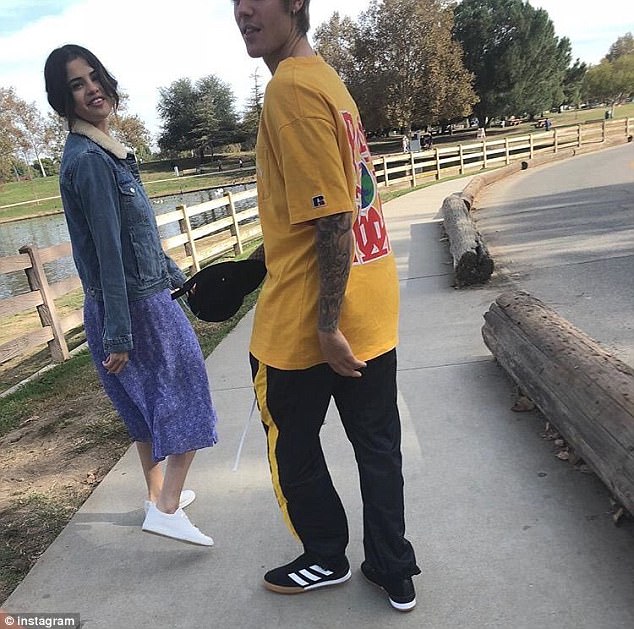 Just the two of us! Selena Gomez and Justin Bieber are caught on low-key stroll… after deciding to make rekindled relationship ‘more private’