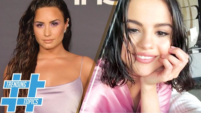 Selena Gomez & Demi Lovato Rock the Wet Hair Look; Sexy or Lazy?