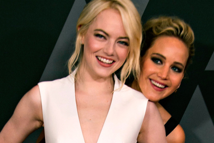 Emma Stone BAILS on Jennifer Lawrence after Golden Globes in Hilarious Video