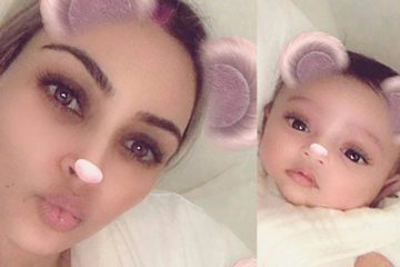 Kim Kardashian Shares FIRST Ever Photo of New Baby Chicago West with Adorable Instagram Filter