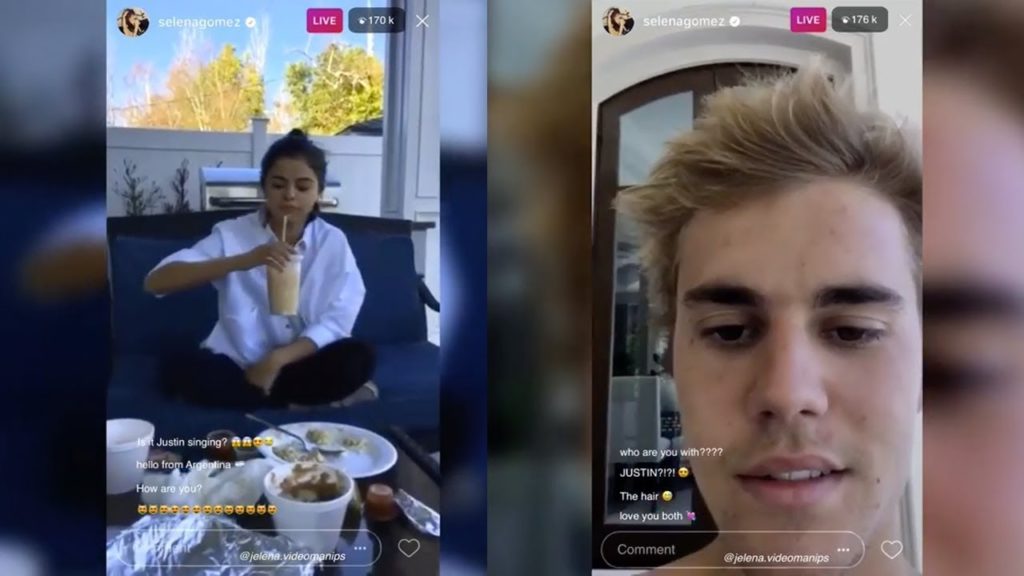 Justin Bieber & Selena Gomez together on Instagram Stories!