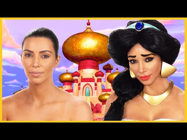 Kim Kardashian CANT FOOL North West With Princess Jasmine Makeover!