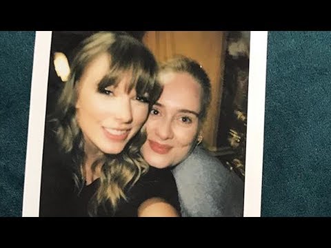 Taylor Swift MEETS Adele & JK Rowling Backstage at Reputation Tour