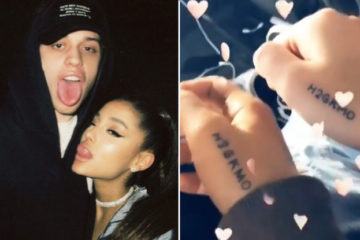 Ariana Grande & Pete Davidson get MORE Matching Tattoos