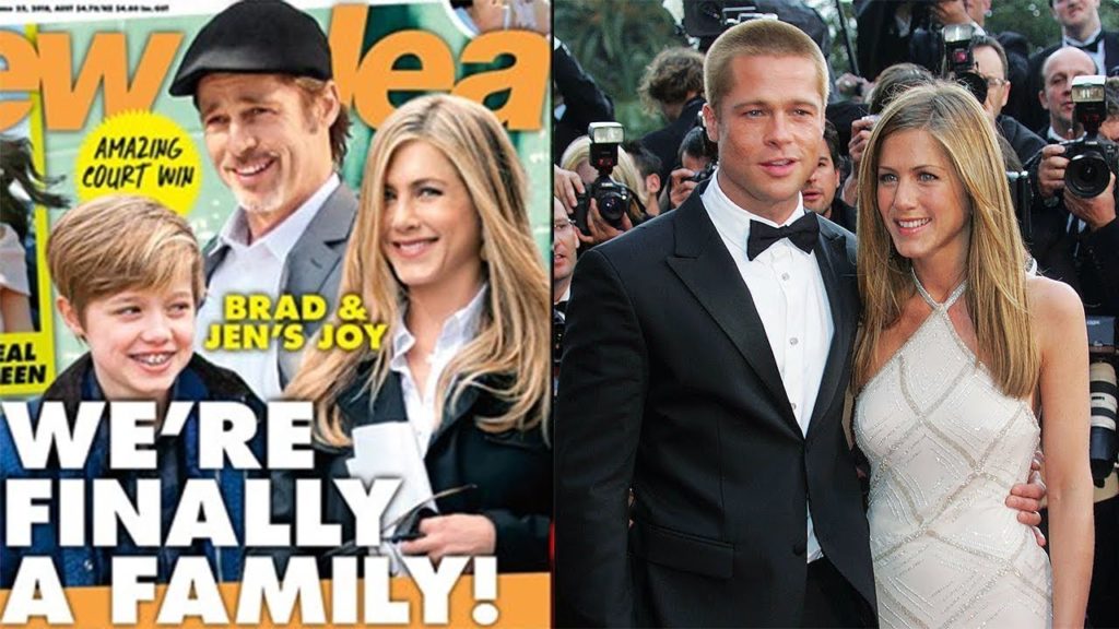 Brad Pitt and Jennifer Aniston’s Joy, We’re finally a family