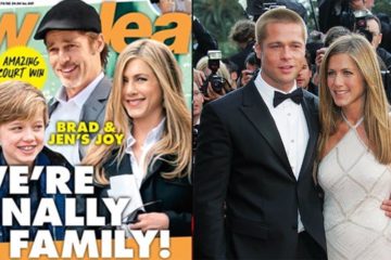 Brad Pitt and Jennifer Aniston’s Joy, We’re finally a family