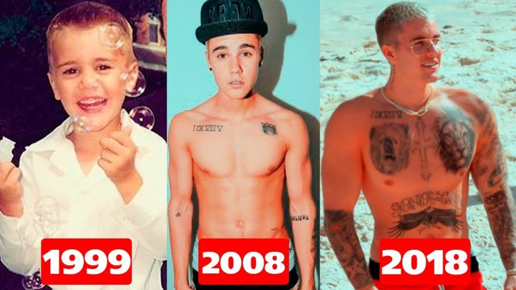 Justin Bieber Transformation from 1 to 24 Years Old