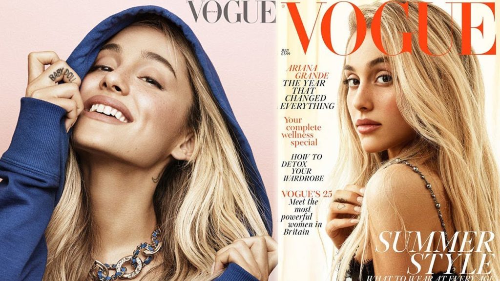 Ariana Grande Looks UNRECOGNIZABLE as a Blonde & talks Manchester PTSD in Vogue