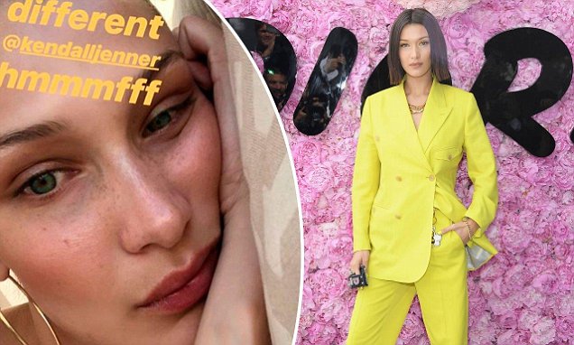 Bella Hadid shares sun-kissed selfie after denying fling with Drake