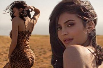 Kylie Jenner posts wild throwback photos in Leopard-print Dress taken before removing lip fillers