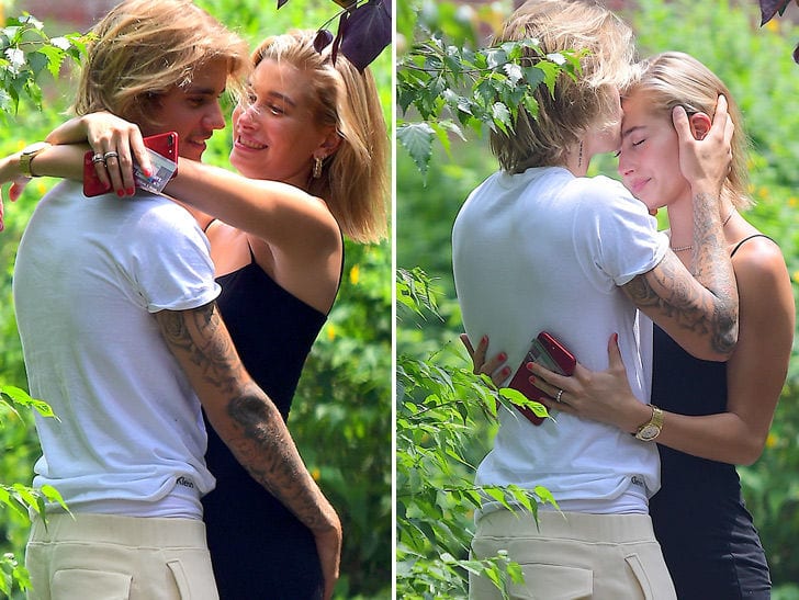 Justin Bieber SMOOCHES Hailey Baldwin after Engagement!