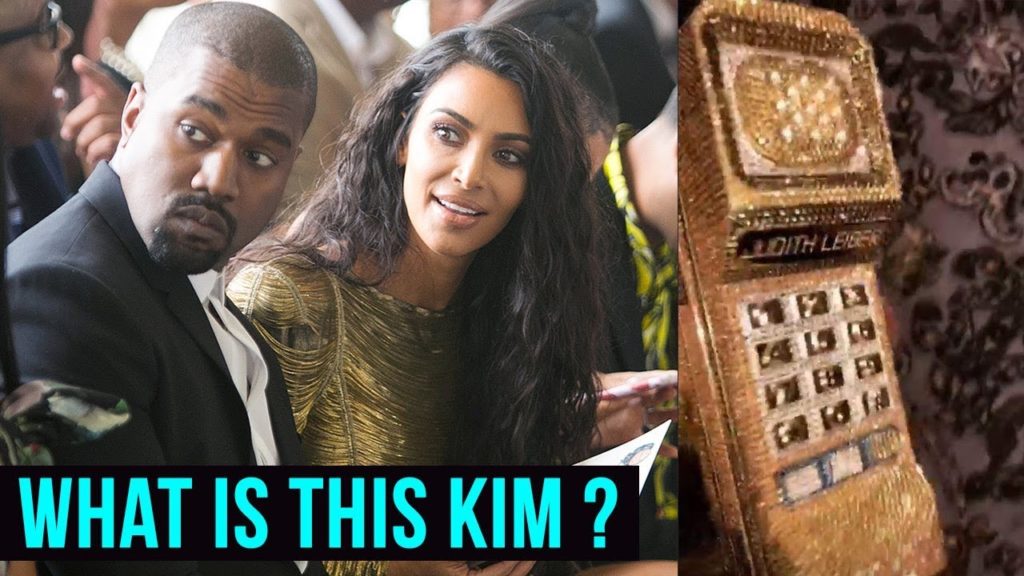 Kim Kardashian weird purse and Kanye West hot look at Pusha T Wedding