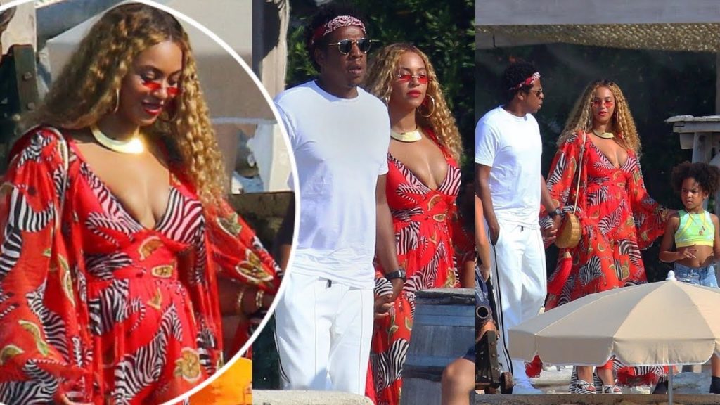 Beyonce rocks Flowing Dress in Cannes with Jay-Z and Blue Ivy amid new Pregnancy Rumors