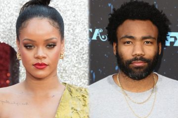 Rihanna and shirtless Donald Glover pose together in Mysterious Photo