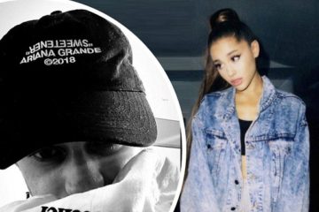 Ariana Grande posts Instagram snaps of fiance Pete Davidson promoting her new album Sweetener