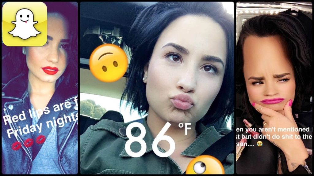 Demi Lovato’s Funniest  Moments on Snapchat!!