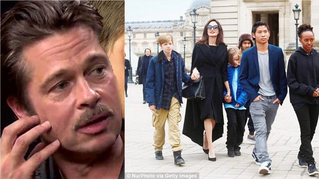 Brad Pitt terrified that Angelina will flee to Britain with their children