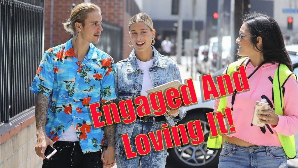 EXCLUSIVE – Justin Bieber and Hailey Baldwin give the sweetest Interview to Fans on the Street!