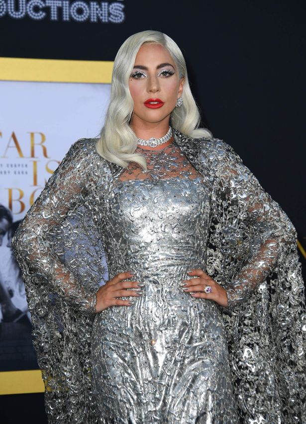 Lady Gaga shines in show-stopping silver gown at A Star is Born premiere in Los Angeles