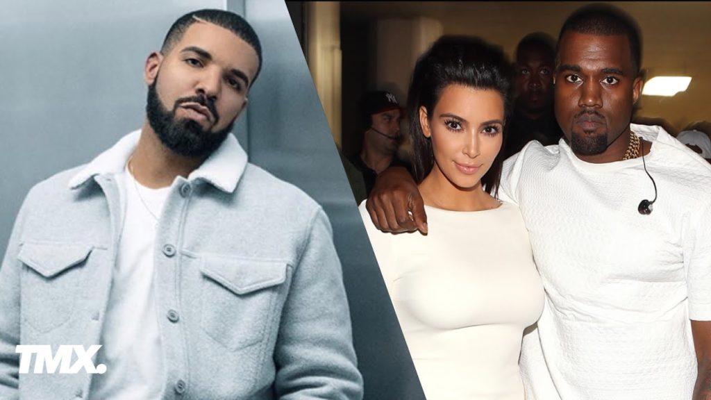 Kim Kardashian reacts to Kanye dissing Drake