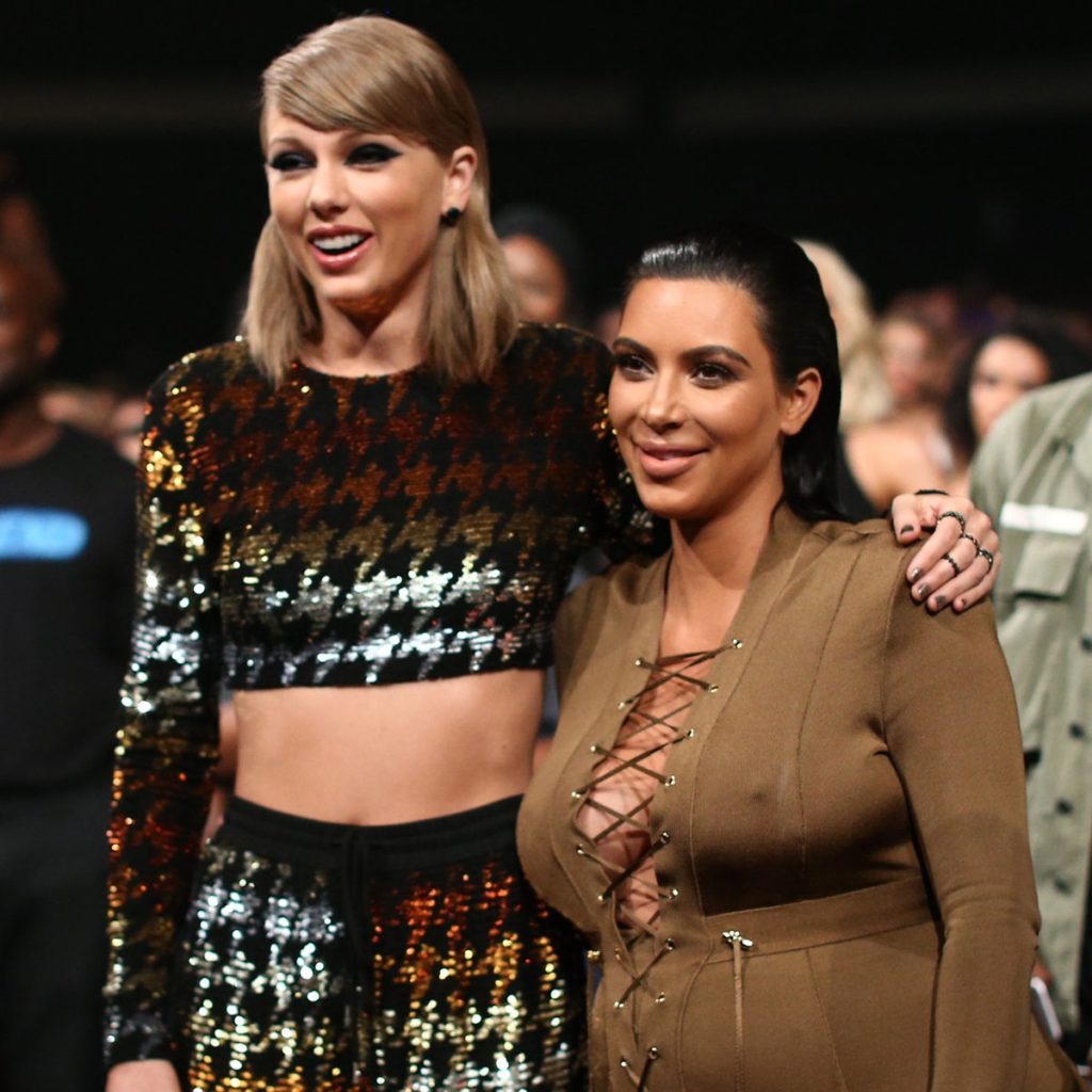 Kim Kardashian reacts to Taylor Swift breaking silence on Politics