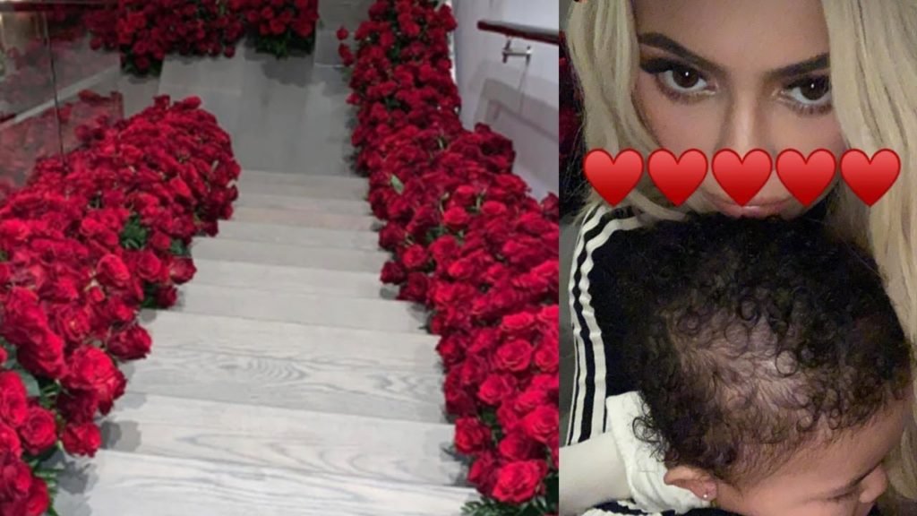 Travis Scott surprises Kylie Jenner by covering entire house with Flowers! Proposal or Pregnancy?!