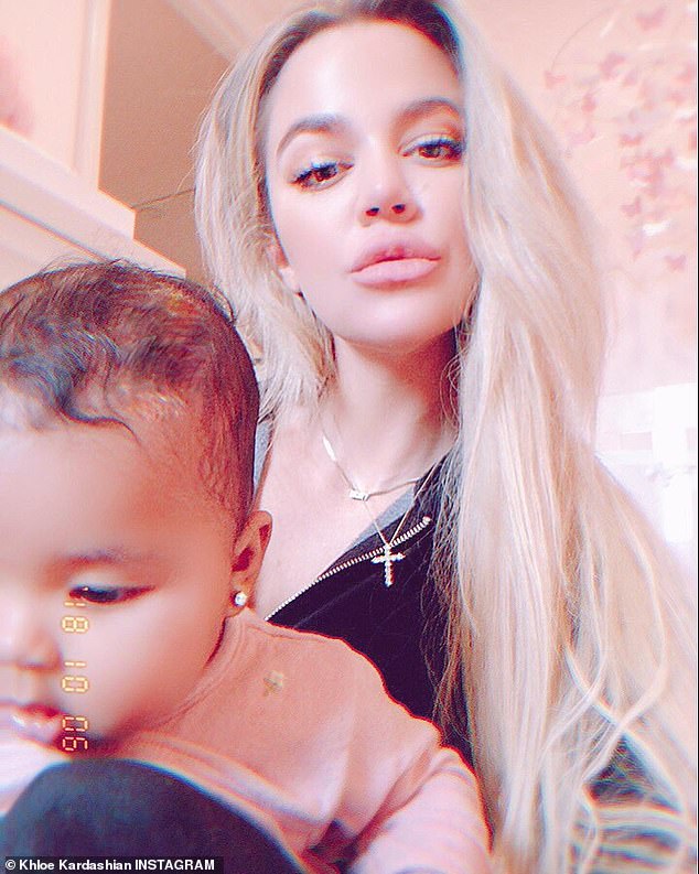 Khloe shares adorable Pictures of Baby True from the Kardashian Christmas Eve Party