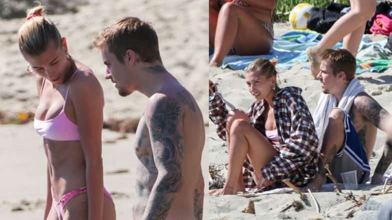 Justin Bieber and Hailey Baldwin Looking so in Love while hitting the Beach