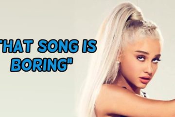 Ariana Grande dissing her own  Songs