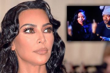 Ray J’s wife reacts to Kim Kardashian love tape Joke during MTV Awards